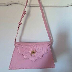 Sugarbones Pink Spider Purse Handbag - Halloween